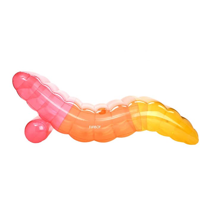FUNBOY - Wholesale Inflatables - Clear Rainbow Chaise Lounger Pool Float