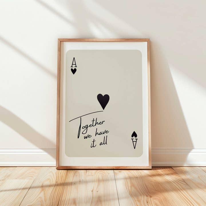 D'LUXE PRINTS - Wholesale Poster - Together We Have It All Print4