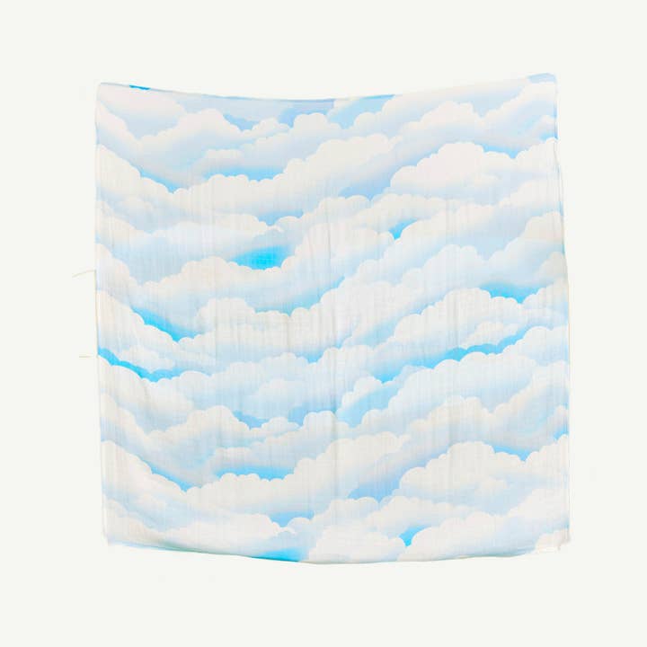 Banabae - Wholesale Swaddle – Baby - Head in the Clouds Bamboo / Organic Cotton Swaddle2