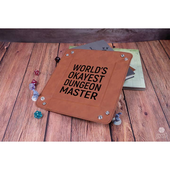 Level 1 Gamers - Wholesale Dice - World's Okayest Dungeon Master - D&D Dice Tray6