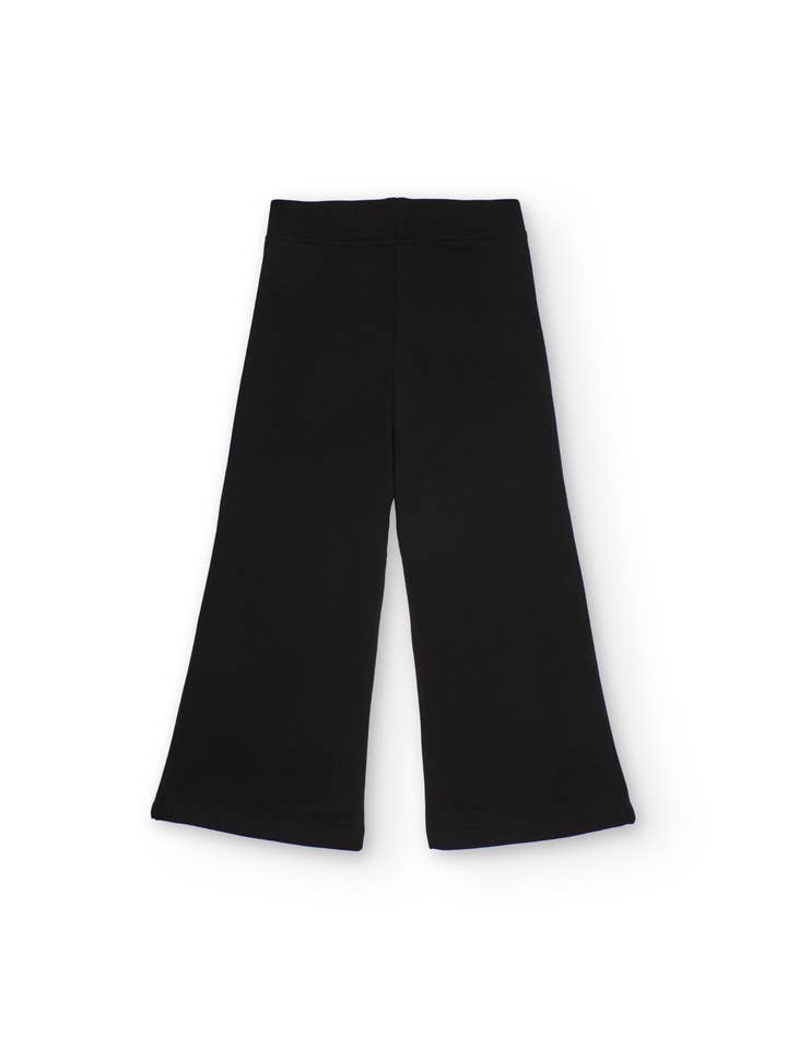 tuc tuc - Wholesale Pants - Kids - Girls' black pants with sequin flowers1