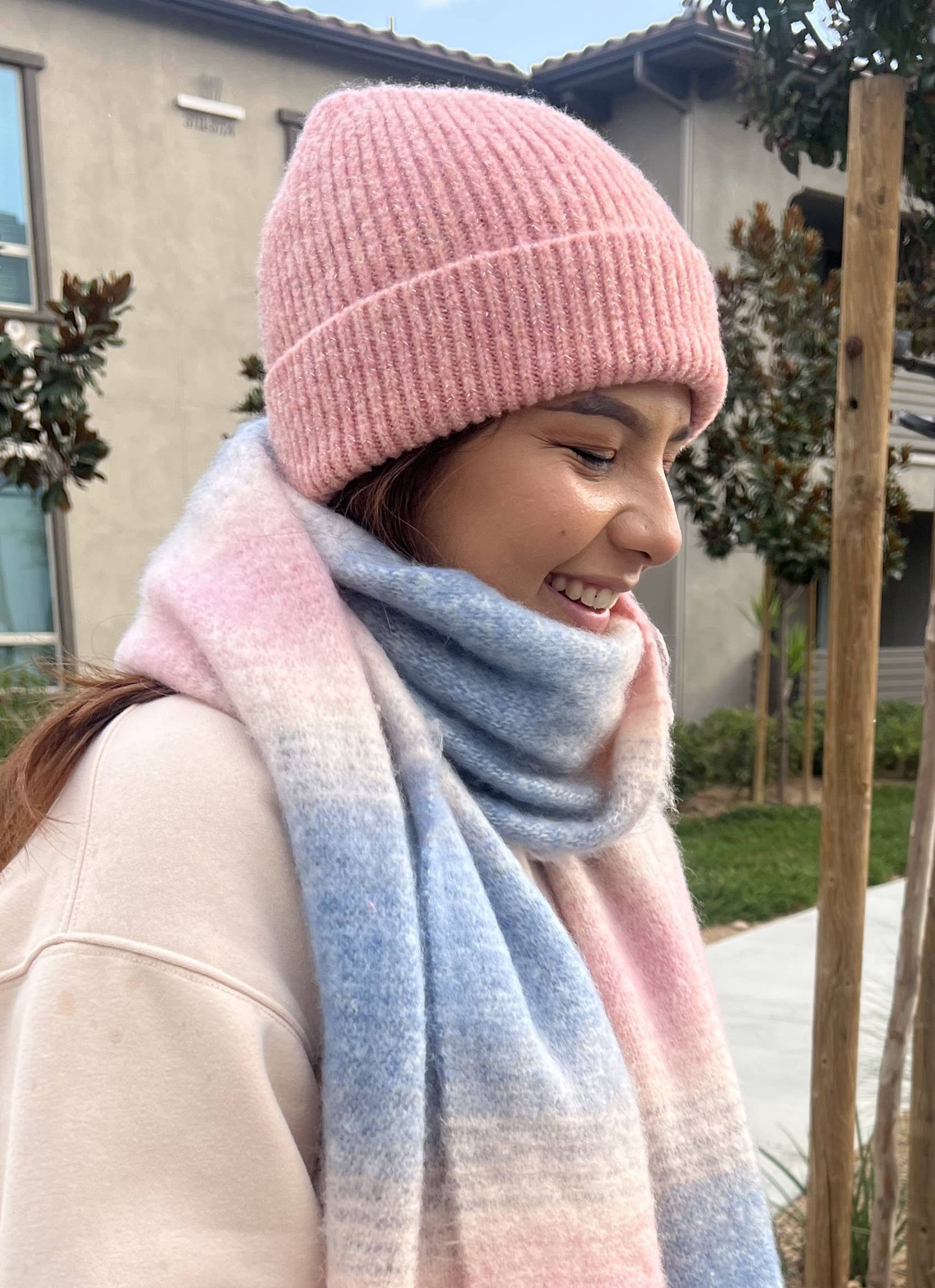 Justin & Taylor – Engroshandel Beanie - Dame – Rich Luxe hue med lurex-detaljer29