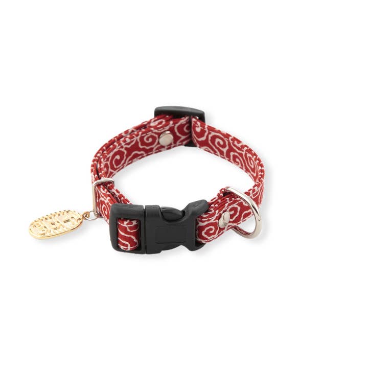MOON-X USA, INC. - Venta al por mayor Collar - Perros - Collar para perro Ninja (pequeño, rojo)