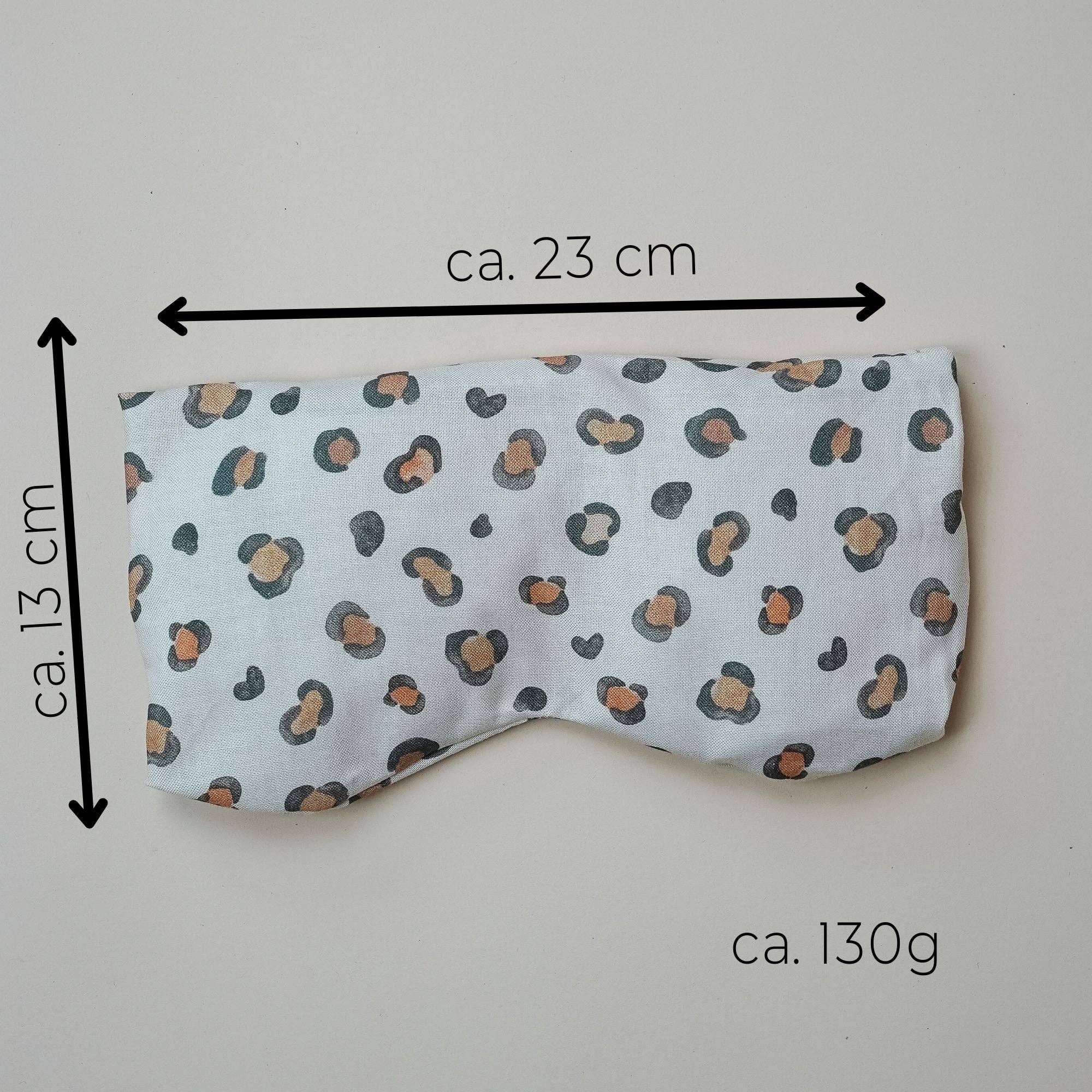 Tochter von Walter – Almofada de spa/terapia por atacado – Almofada para os olhos padrão de leopardo claro3