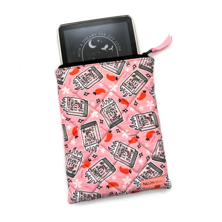 Kindle Sleeve | extra spicy books for wholesale by NEON SOL