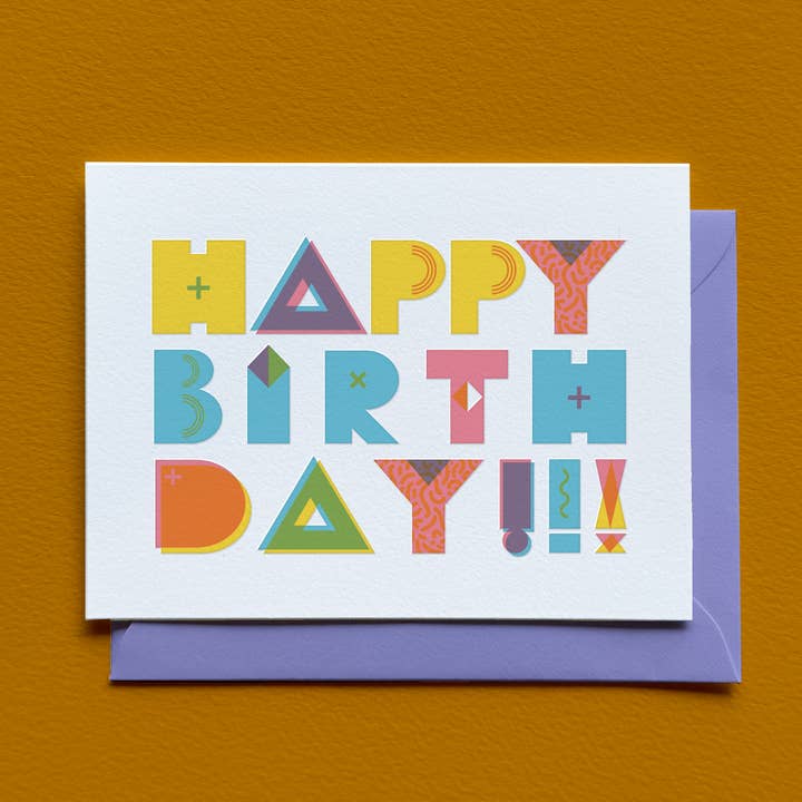 Anniversaire de Memphis pour la vente par Laughing Owl Press Co.