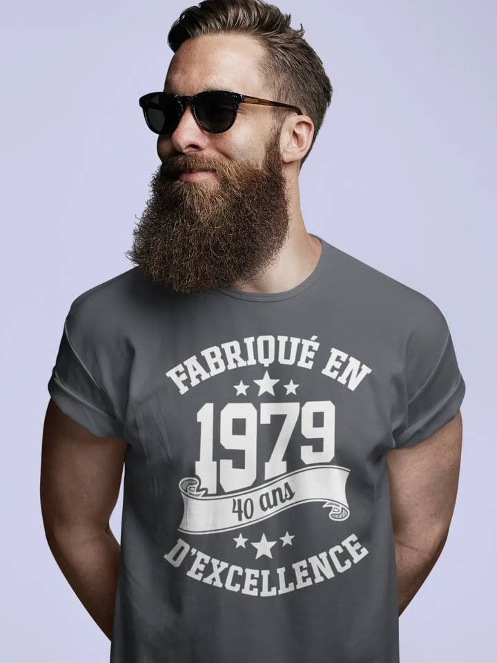 ULTRABASIC - Fabriqué en 1979, camiseta unisex 40 Ans d'être Genial Army para venta al por mayor de ULTRABASIC