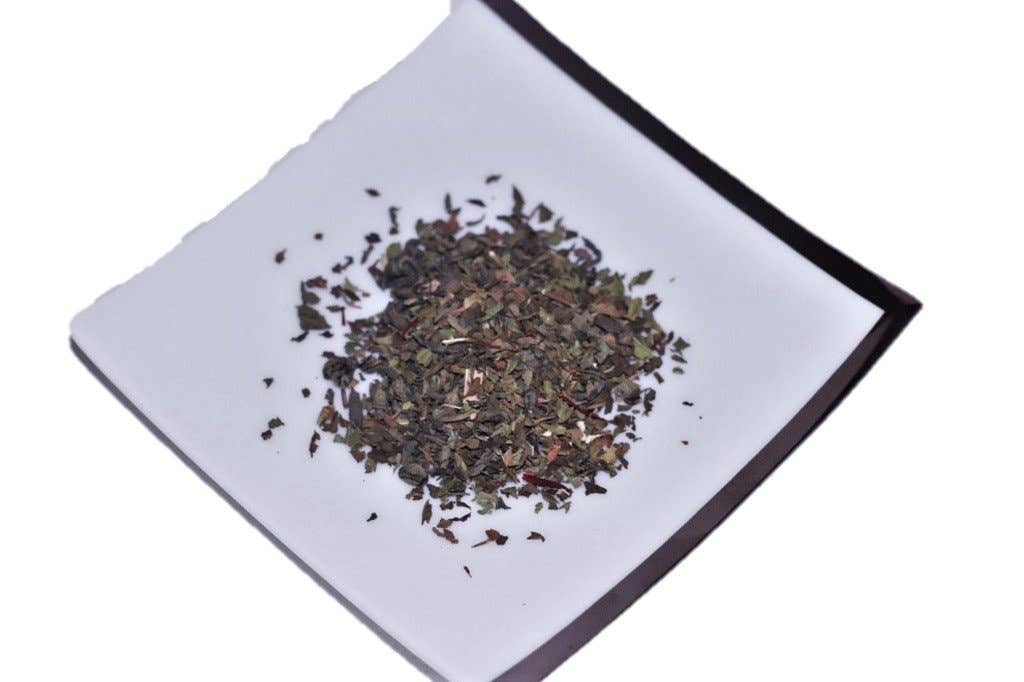 Le Safran - Wholesale Health/Detox Tea - Organic Green Tea Mint-Saffron, 100g1