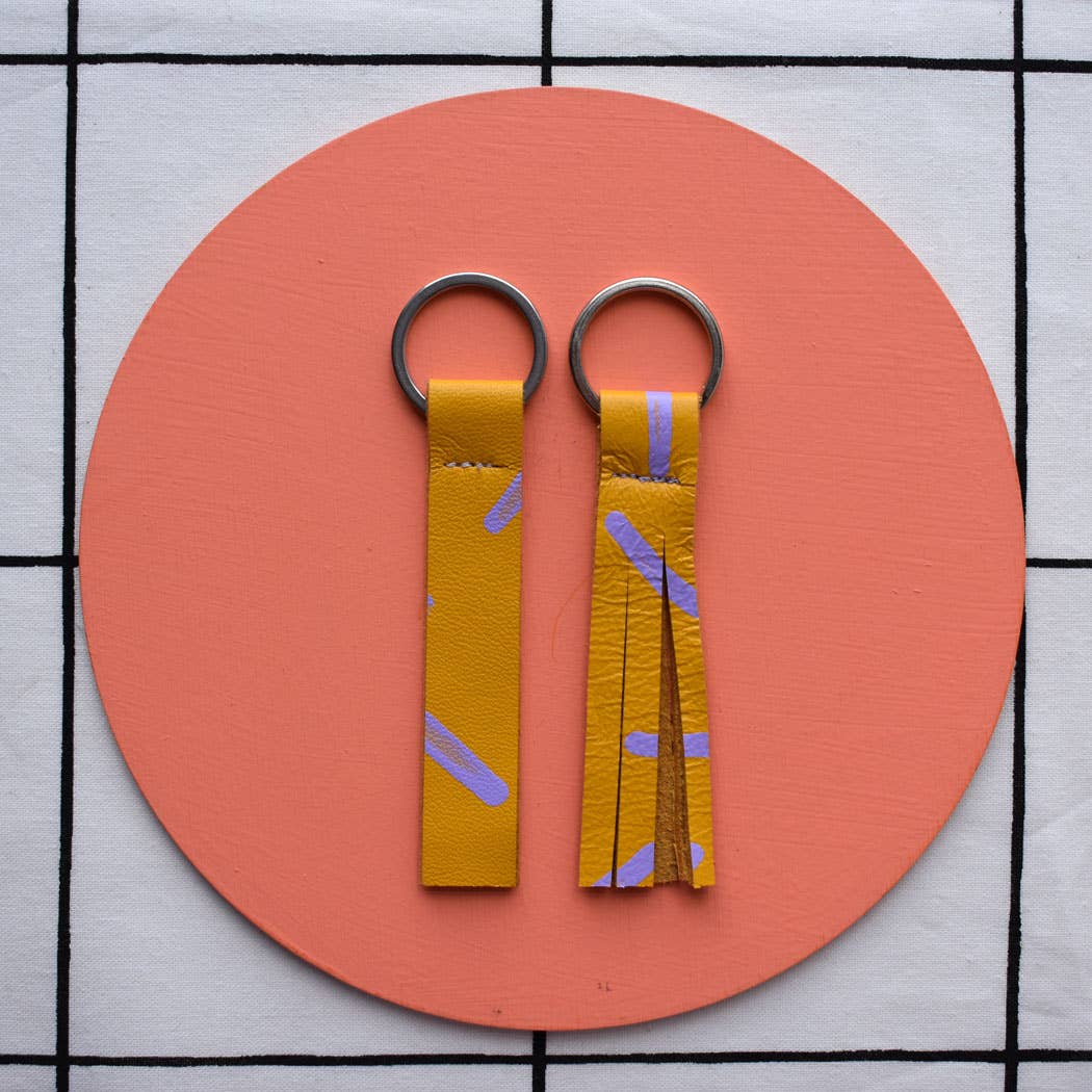 Jemma Marston - Wholesale Keychain - Women's - Hand Painted Leather Keyrings9