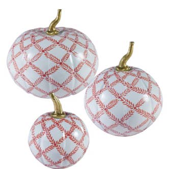 Citrouille peinte à la main de 6 pouces pour la vente par The Enchanted Home