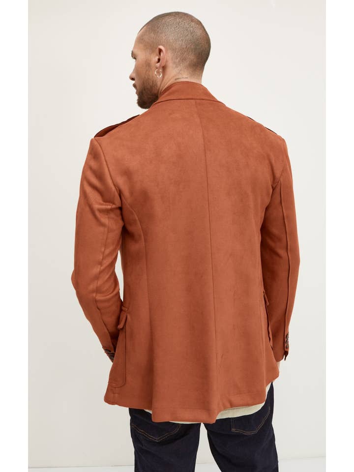 FLIESE Safarijacke aus Velourslederimitat für Herren - Tile für den Großhandel auf Faire2