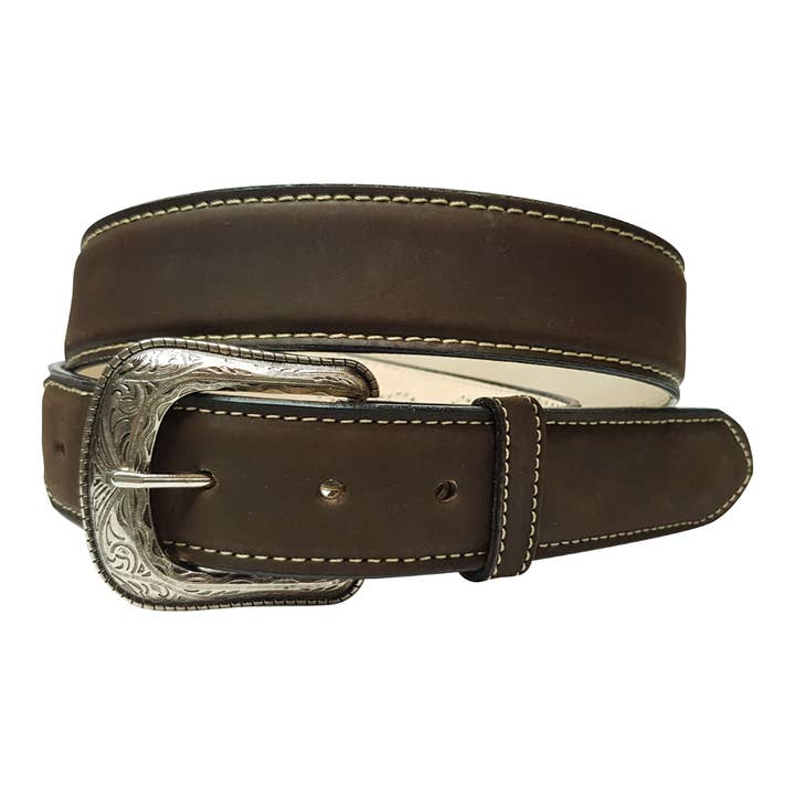 Nobuck Leather kids belt for wholesale by Rodeo Western Wear