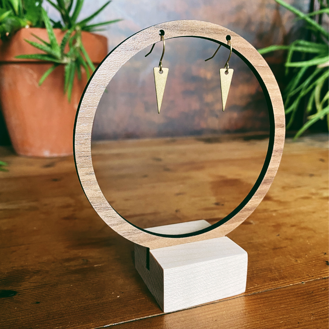 Seeds - Wholesale Dangle Earrings - Waconia Earrings | Brass Charms Flower Feather Bird Crescent0