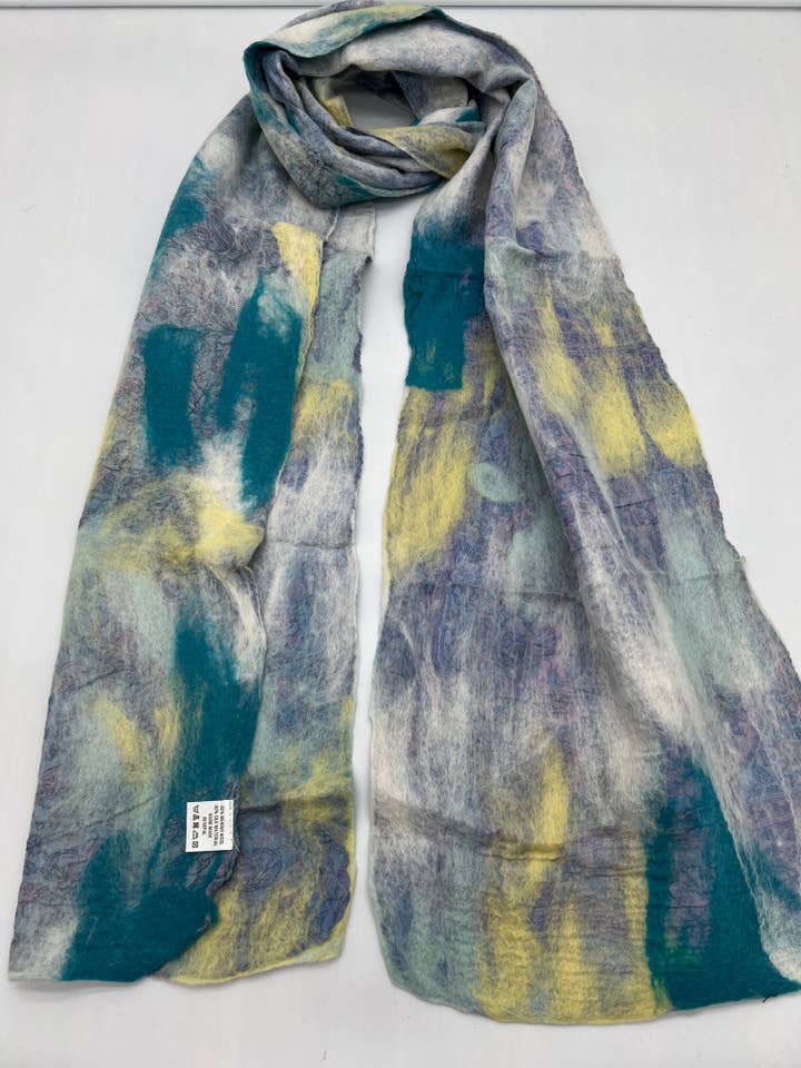 Felt Sari Scarf (SS04) for wholesale by NURBU INC.