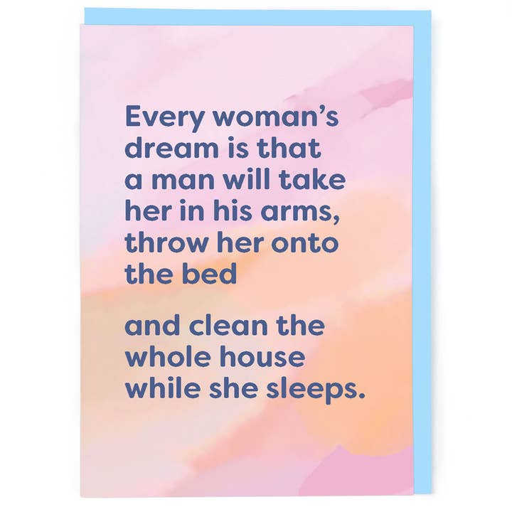 Cath Tate Cards - Wholesale Anniversary Card - EVERY WOMAN'S DREAM0