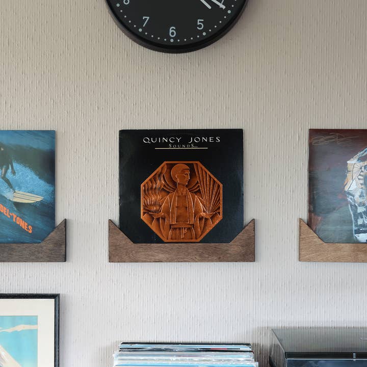 WickerWoodWorks - Wholesale Wall Accent - Vinyl Record Display Wall Hanger