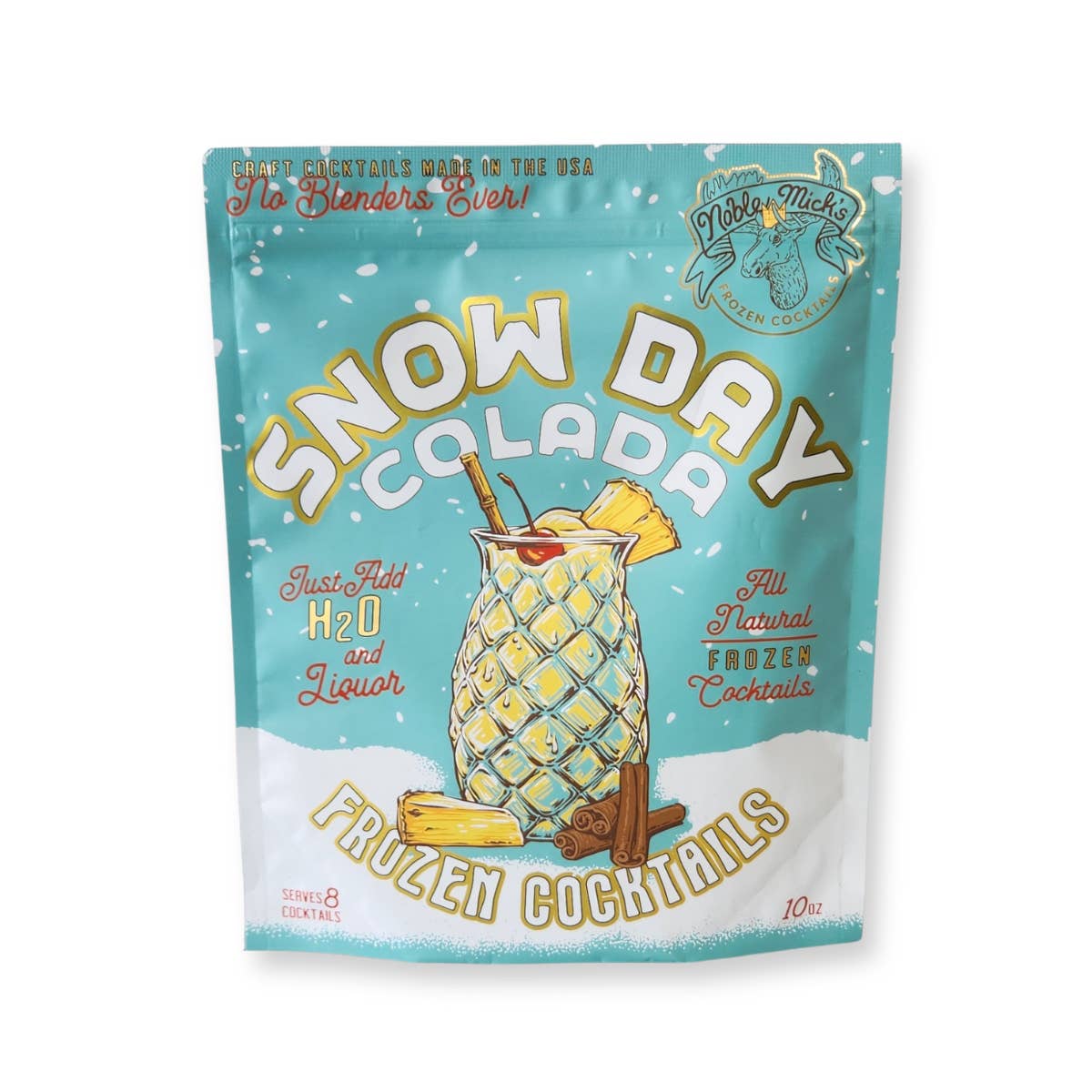 Noble Mick's - Craft Beverage Company - Vente Mélange/sirop pour cocktails - Cocktail glacé Colada Jour de Neige
