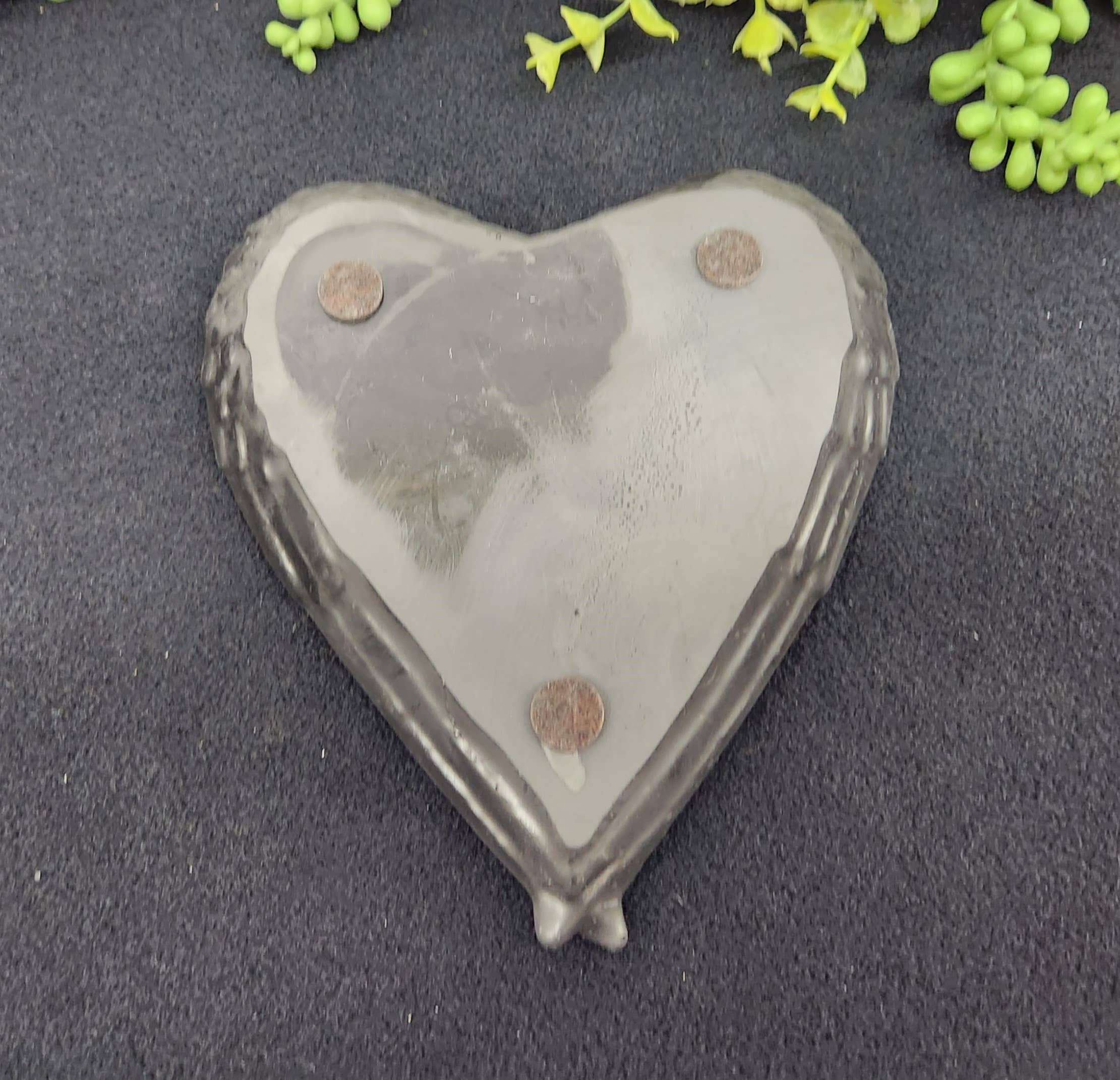 Meraki Gemstones - Wholesale Decorative Plate/Dish/Bowl - Shungite  Angel Wing Plate/Bowl (Approximately 7"x6"x1.25")4