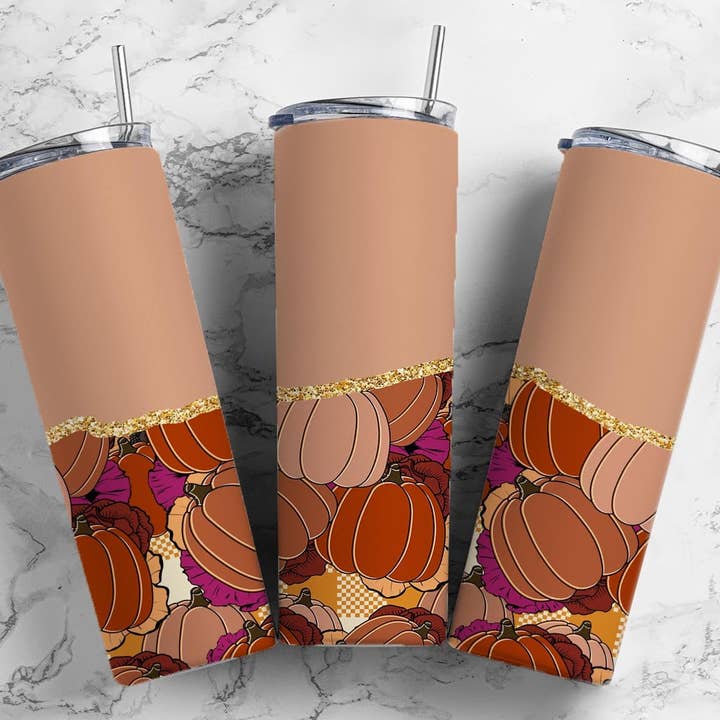 Herfst Tumbler, Pumpkin Tumbler, Herfst Decor, 20oz Mag voor wholesale door Dm Crafting