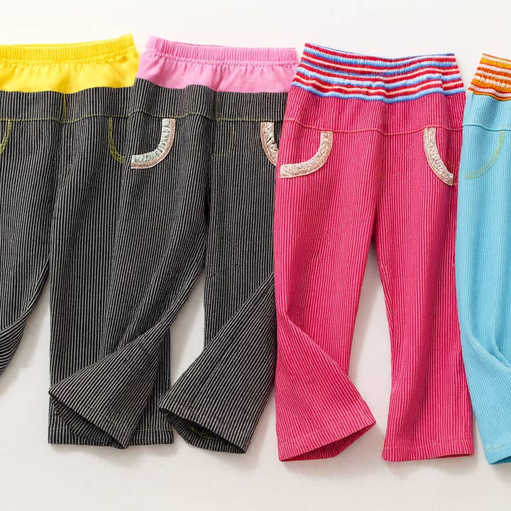 Striped Girl Causal Pants for wholesale by Fennco Styles