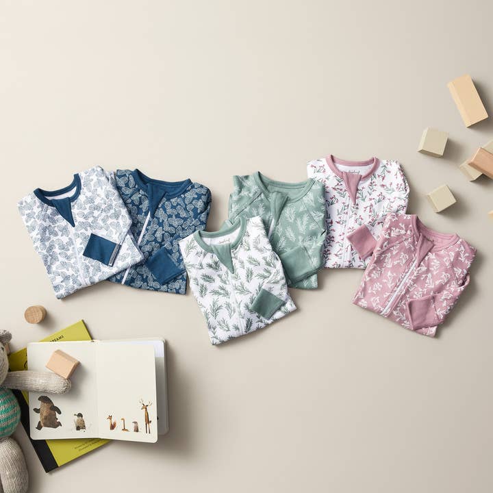 Sapling Child - Wholesale Jumpsuit - Baby - Reverse Hazelnut Baby Zip Romper1