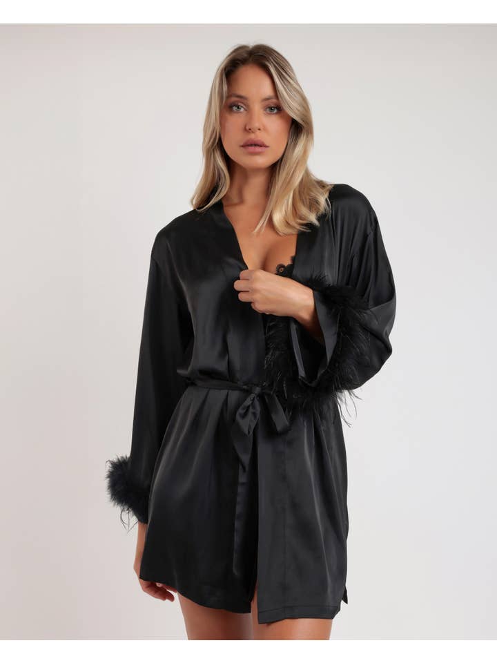 ADMAS - Vendita all'ingrosso Vestaglia - Donna - Accappatoio Natalizio Marabu ADMAS