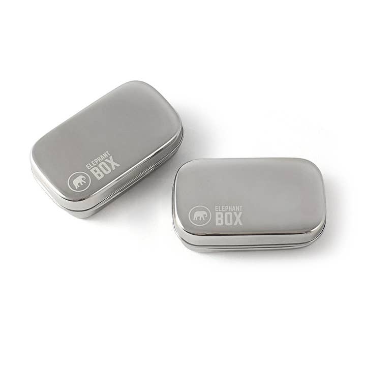 Stainless Steel Mini Snack Pod Pair for wholesale by Elephant Box