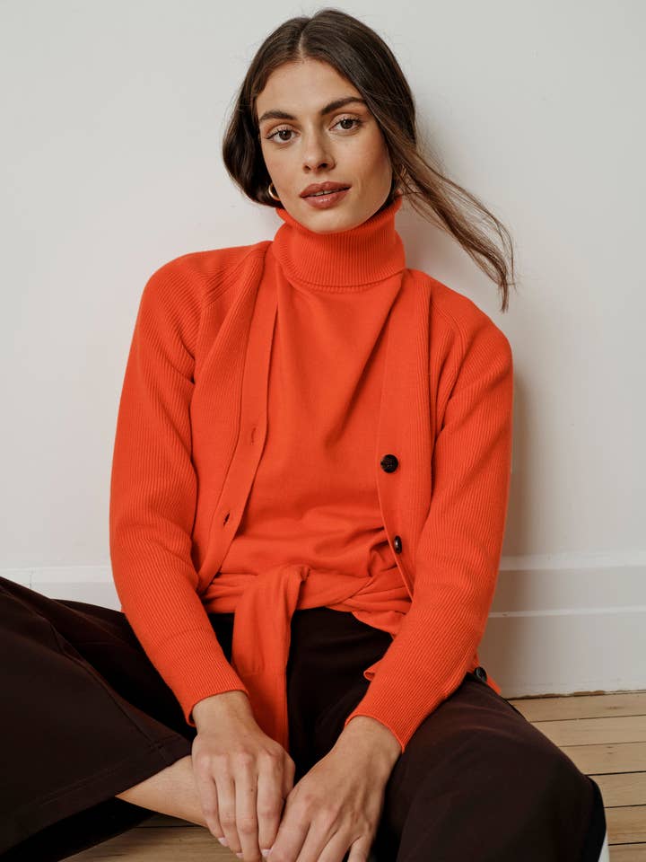 Better-Than-Wool Cardigan - Poppy for wholesale by Universal Standard