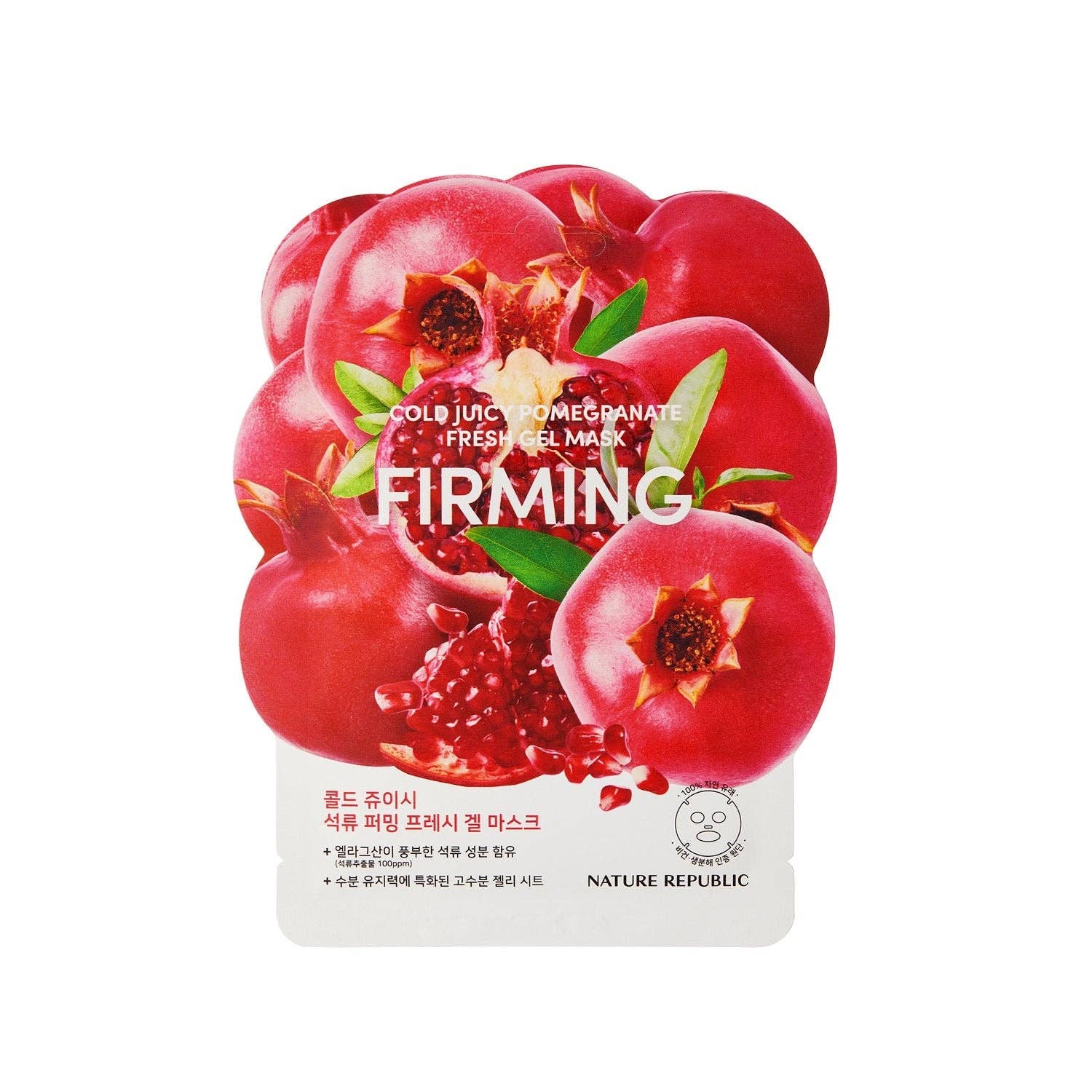 VIAI Beauty - Wholesale Skincare Face Mask - NATURE REPUBLIC Cold Juicy Fresh Gel Mask Pomegranate Firming0