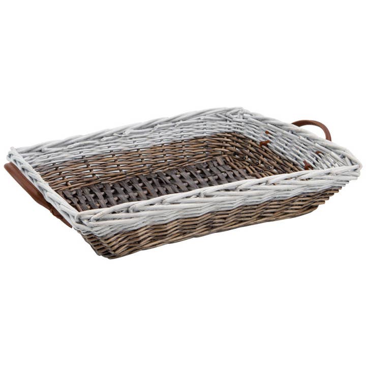 Cesta de Mimbre Llena con Asas para venta al por mayor de Deffrennes