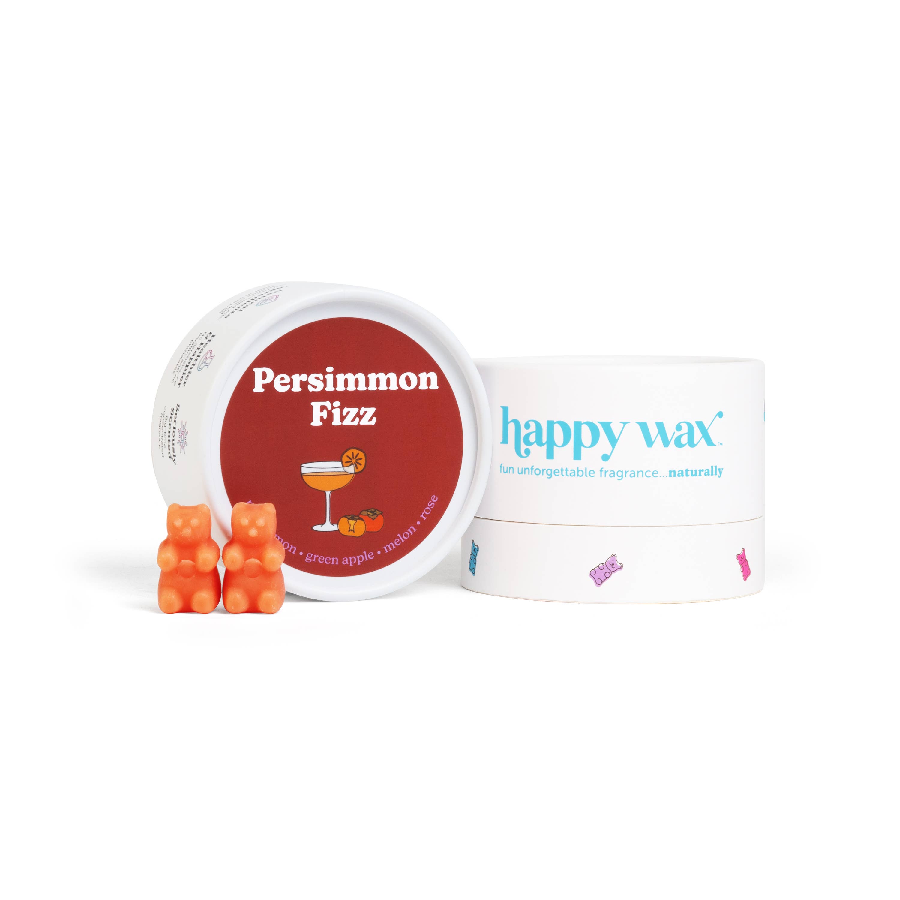 Happy Wax - Wholesale Wax Melt - Persimmon Fizz Wax Melts- Eco Tin (4 oz)1