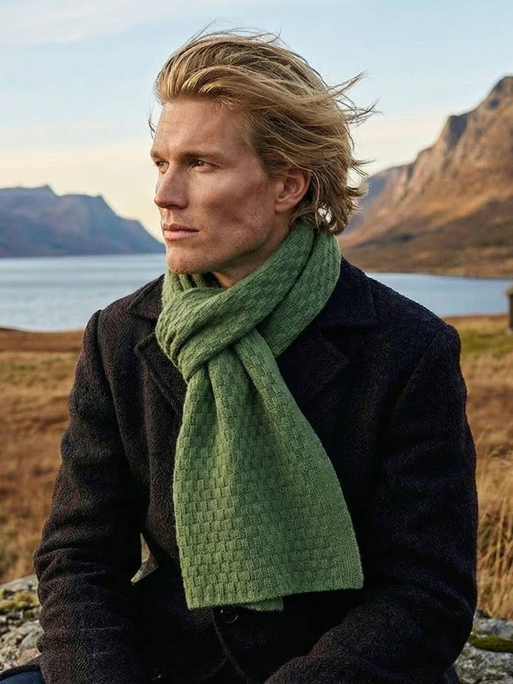 Écharpe en cachemire Sylt pour hommes pour la vente par EMAAL Cashmere GmbH