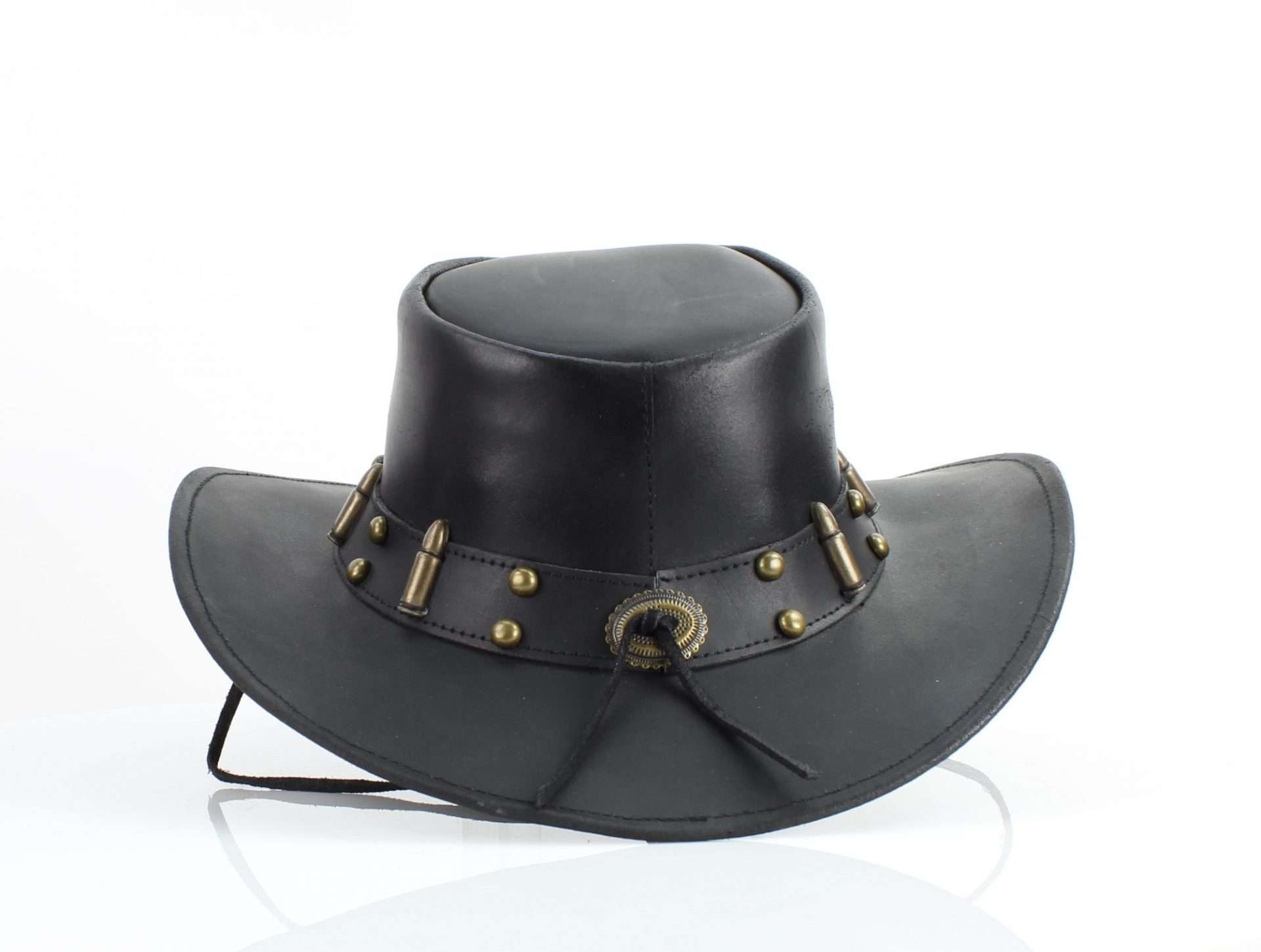 Leather Impressions Inc - Wholesale Cowboy Hat - Unisex - Shapeable Cowboy Hat with 12 Gauge Bullet Slice & Embellishe6