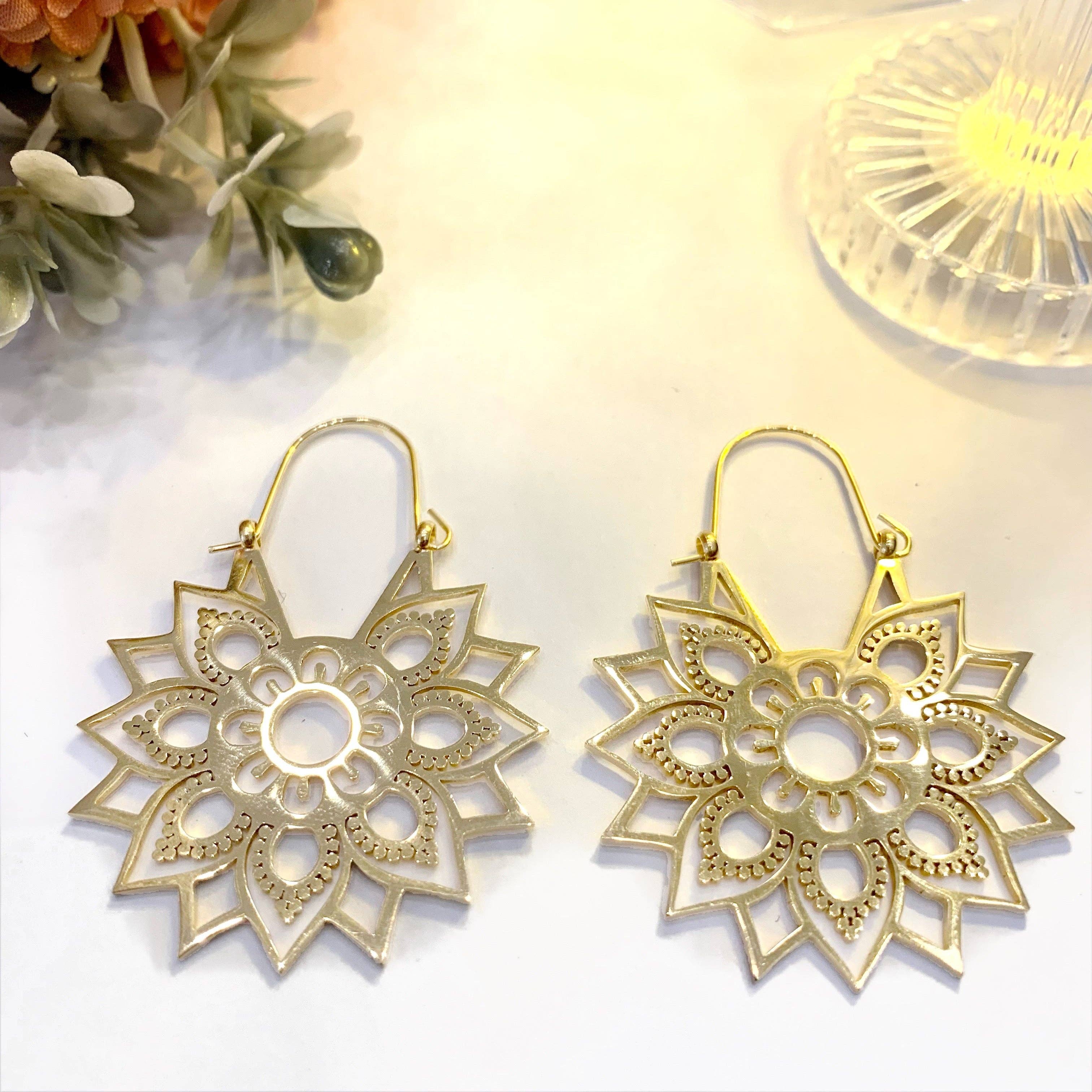 Atisha Spiritual Shop – wholesale Pendant/charm necklace – OM SHAKTI NECKLACE ~ stainless steel with Unaalome and Lotus pendant2