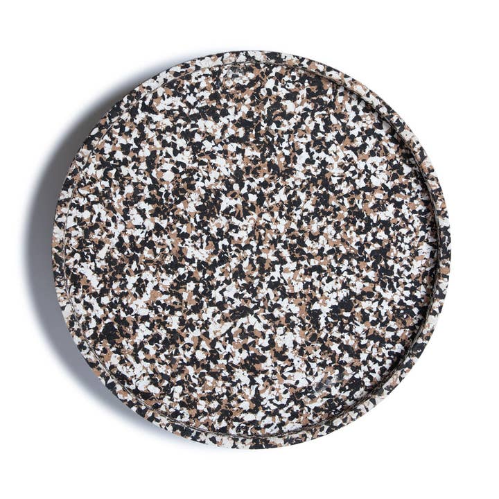 TRASHY GOODS - Wholesale Lazy Susan - 12" Tray Chic | Cork Terrazzo0