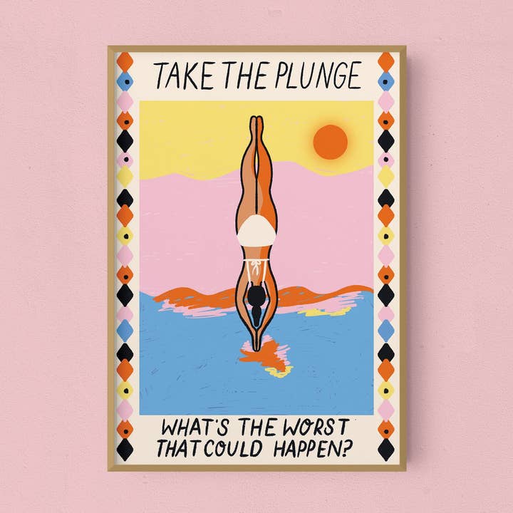 Dive In | Impression artistique pour la vente par Emmy Lupin Studio