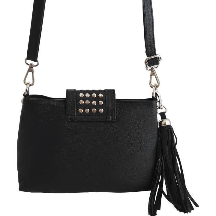 Cadelle Leather - Wholesale Crossbody Bag - Women's - Gigi Crossbody | Black5