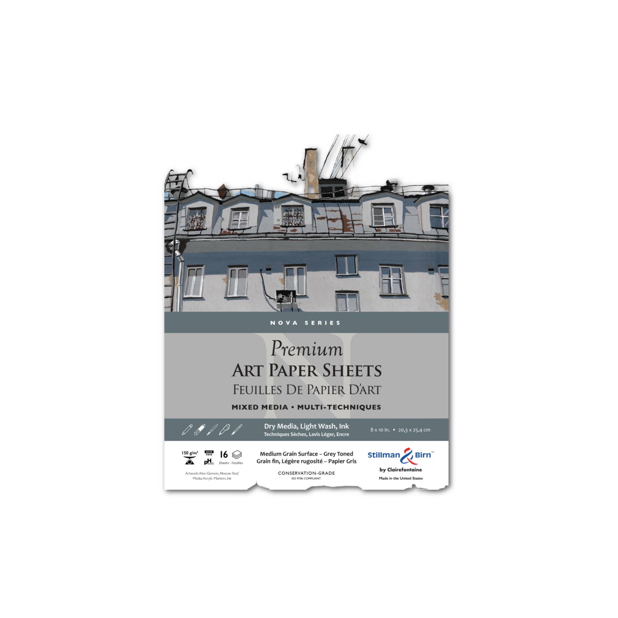 Exaclair - Wholesale Sketchbook/Sketchpad - Stillman & Birn™ Art Sheet Packs12