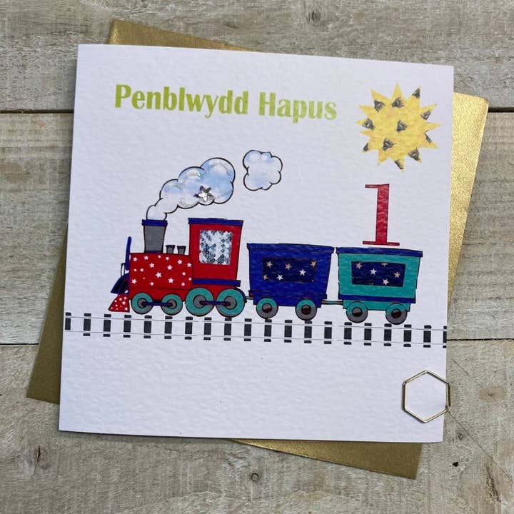 Any Age Welsh - Train 1,2,3,4,5 (W-R206-1) for wholesale by White Cotton Cards