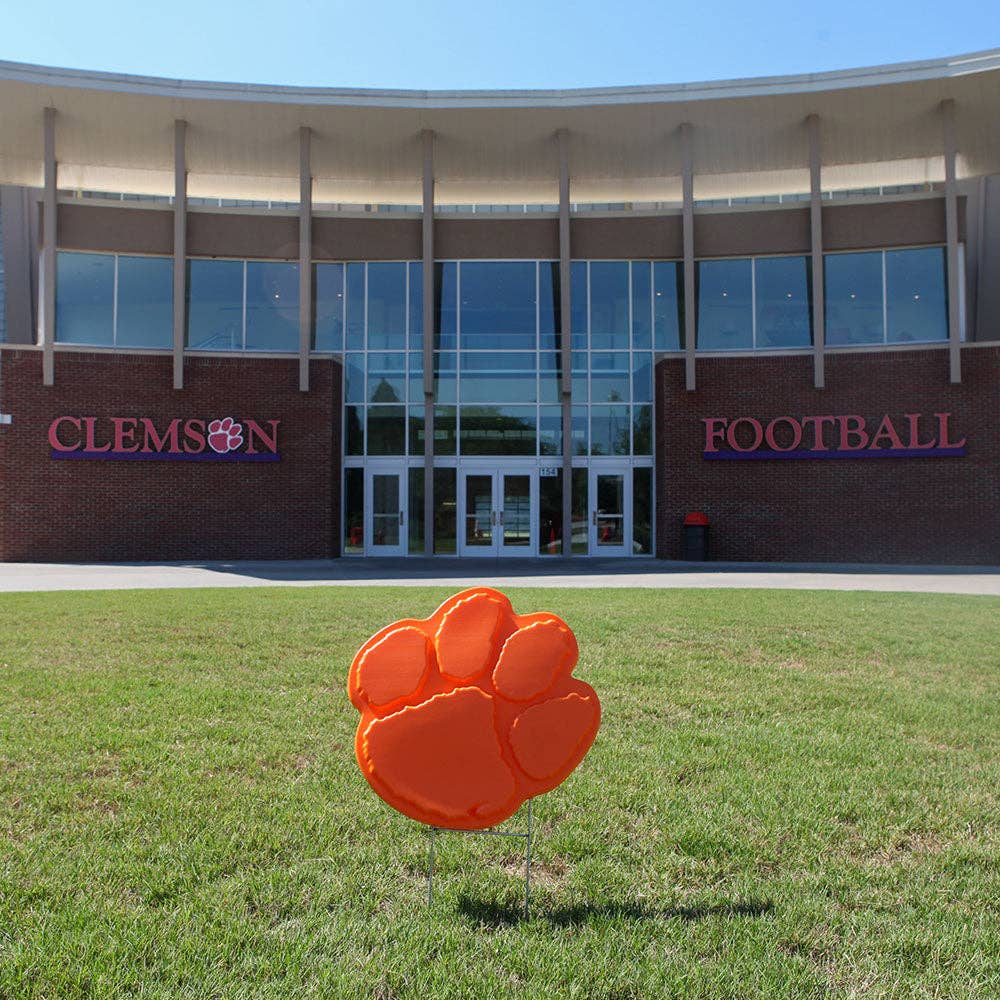 Fanlawnaments - Wholesale Outdoor Ornament/Decor - The Original Clemson Lawn Ornament - Clemson Tigers Paw6