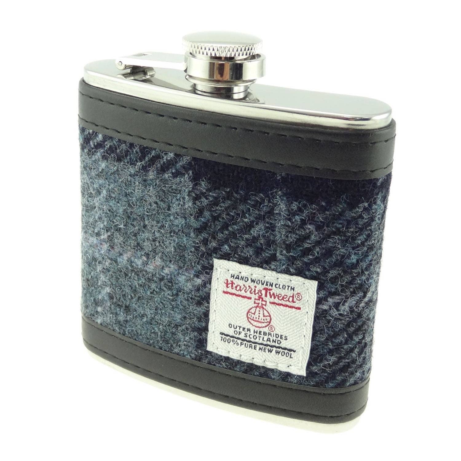 The Scotland Kilt Company – Großhandel Taschenflasche – Hüftflasche Harris Tweed, 6 Unzen, 10 Farben5