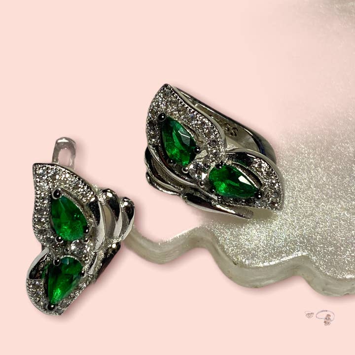 Shine Juwely - Wholesale Dangle Earrings - Earrings Butterfly green