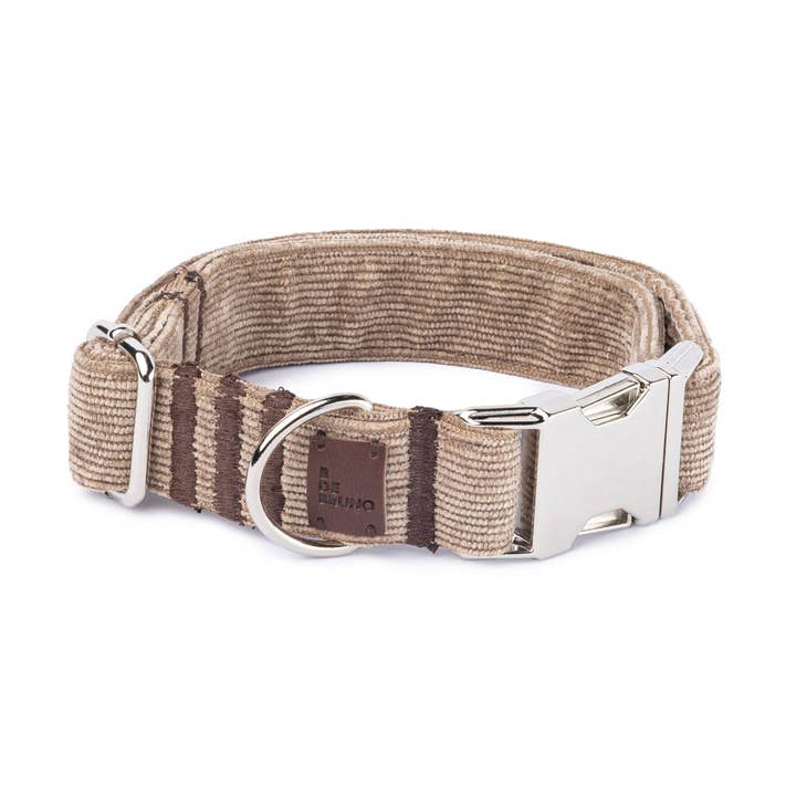 Klick-Halsband Mokka für den Großhandel von B de Bruno