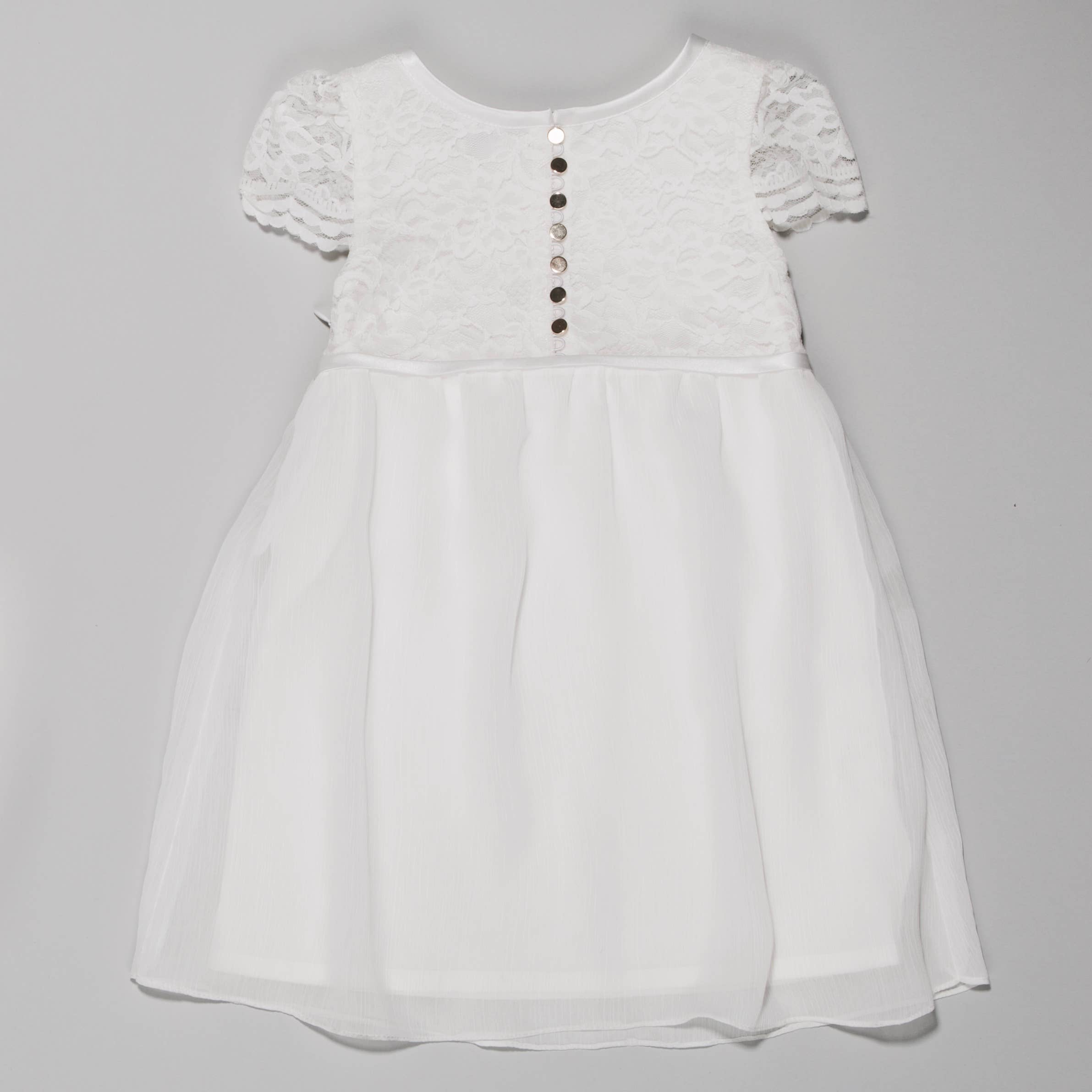 SEIDENWEISS – wholesale Klänningset – baby – Sophia dopset med spetsdopklänning2