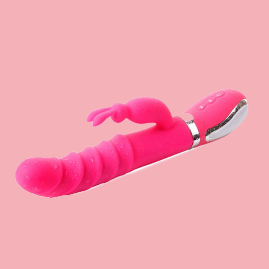 Playful Toy Wholesale - Wholesale Sex Toy - Double Stimulation Rabbit Vibrator with 12 Thrusting Modes2