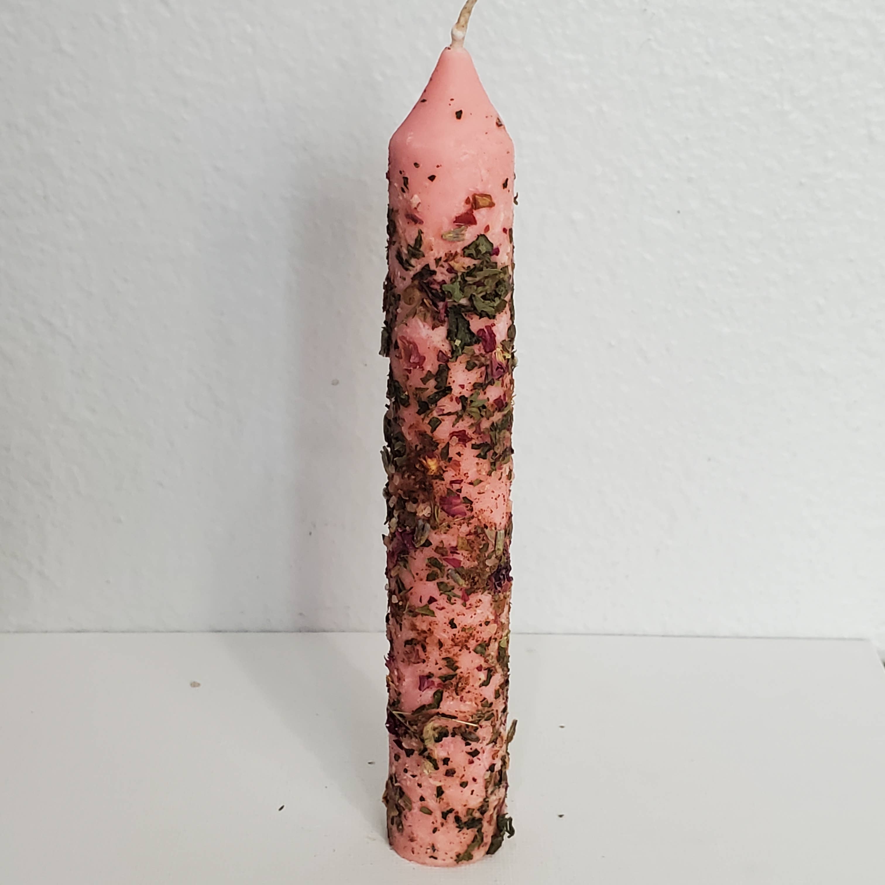 Erthn Candles - Wholesale Votive Candle - Love Spell Herbal Candle 6" Handmade Ritual Candlestick10