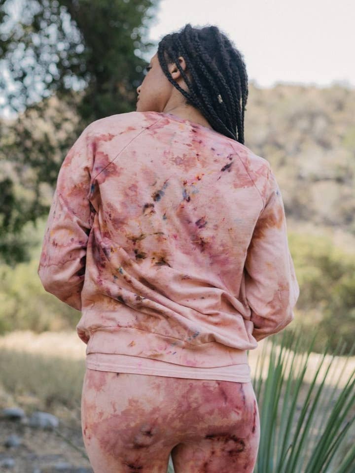 Mira Blackman - Wholesale Graphic Sweatshirt - Unisex - Hand Dyed Organic Cotton Fleece Sweatshirts in 8 Colors1
