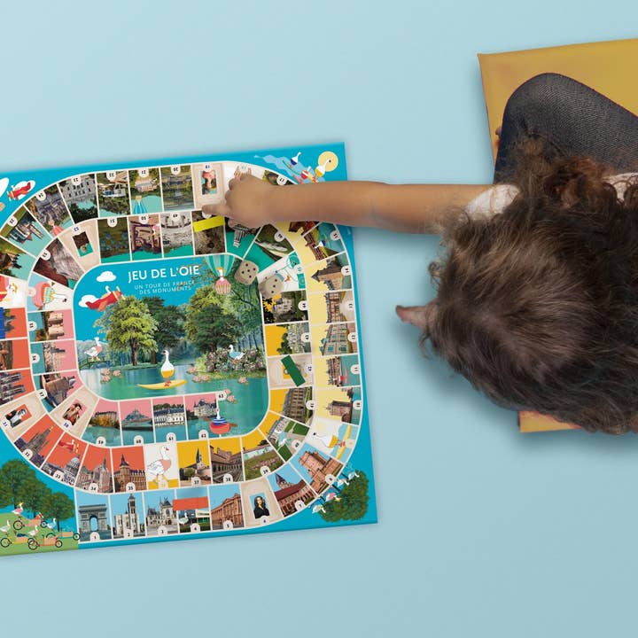 Mon Petit Art - Wholesale Board Game - Goose Game "French Monuments"4