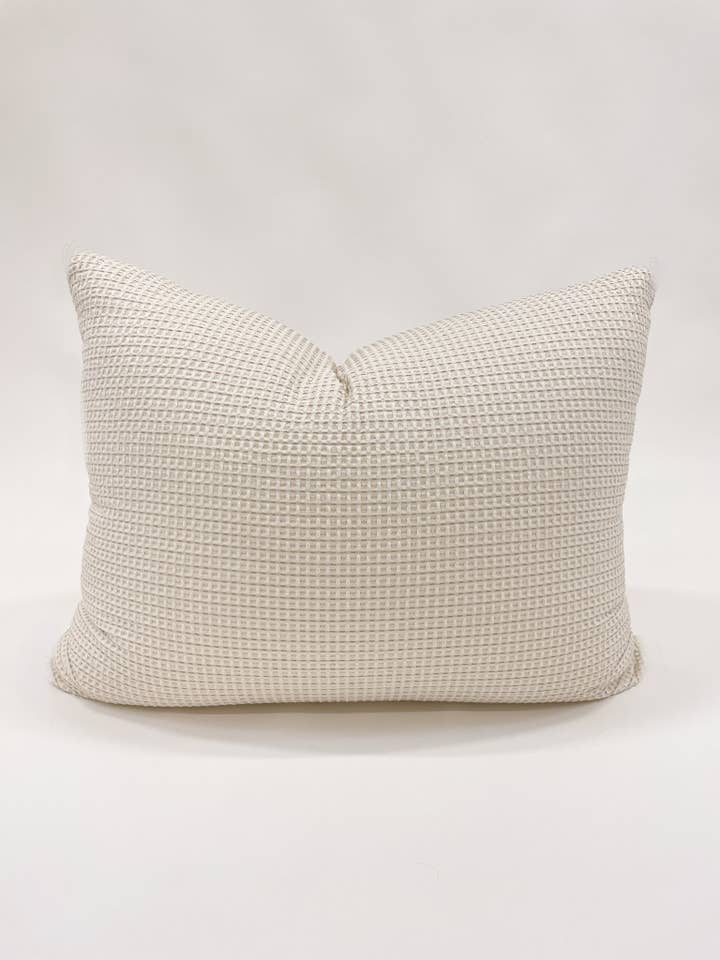 Niederländisches Euro Elfenbein Baumwolle Waffel Bettkissen für den Großhandel von Anaya Home