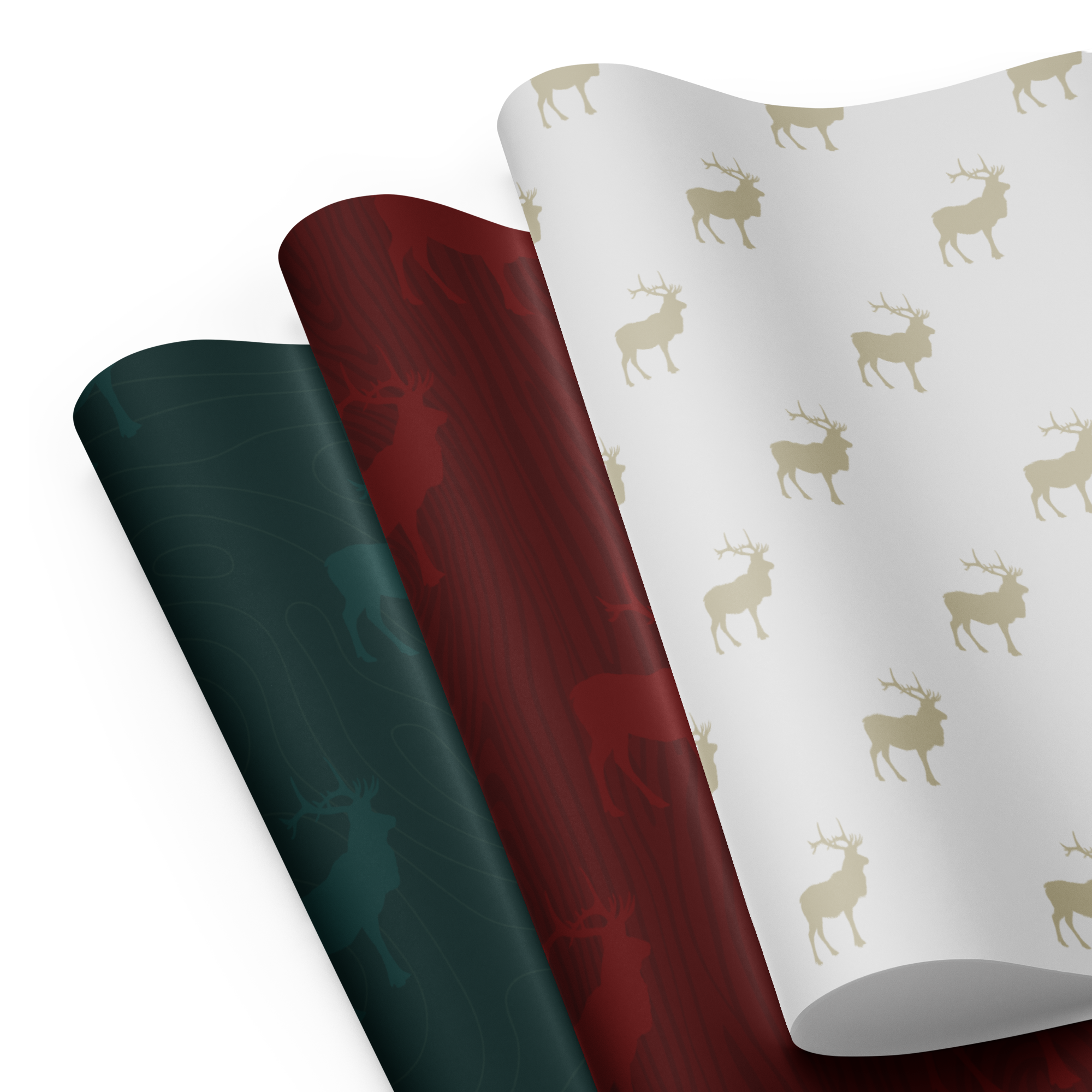 tomk by mushii kloth™ - Wholesale Flat Wrap - ELK GANG by tomk™, CRISP CRINGLE WRAPPING PAPER3